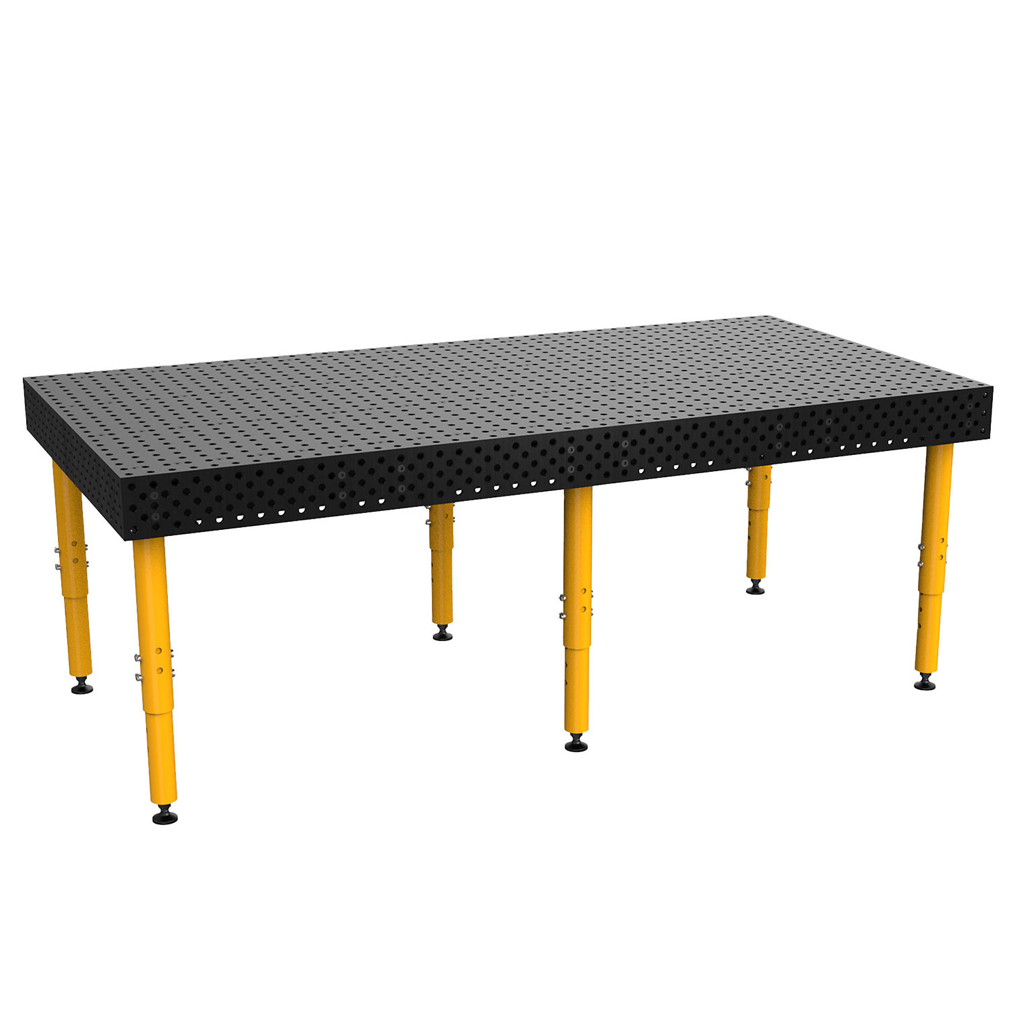 Strong Hand Tools Buildpro Welding Table, Capacity 1500lb., 96in. x 48in., Model# TA5-9648Q-B1